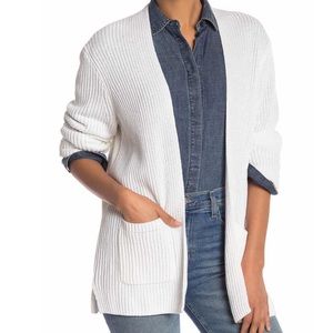 Madewell White Cardigan Sweater XL